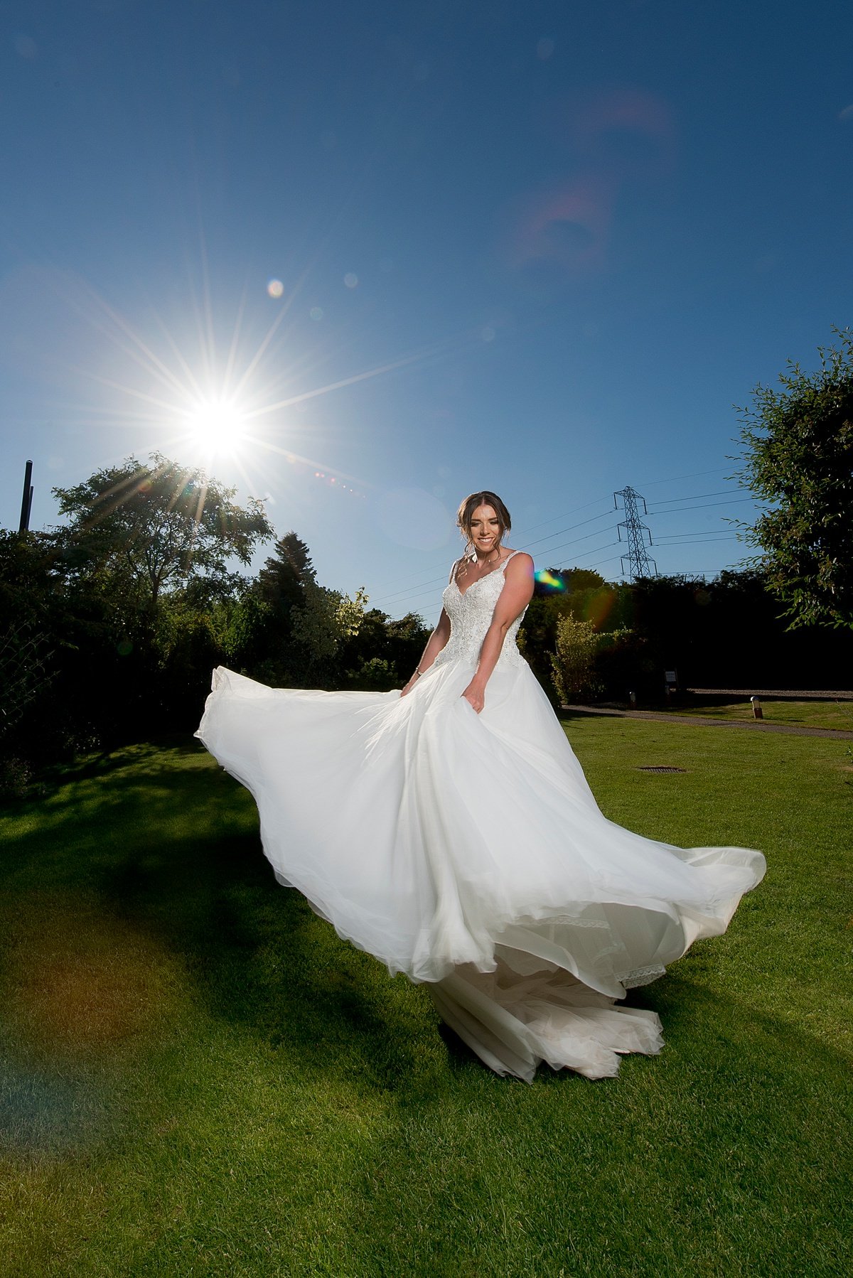 Bridal dress swing