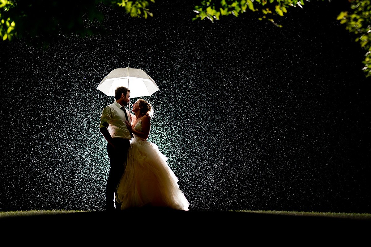 Derby Wedding Photographer rain shot