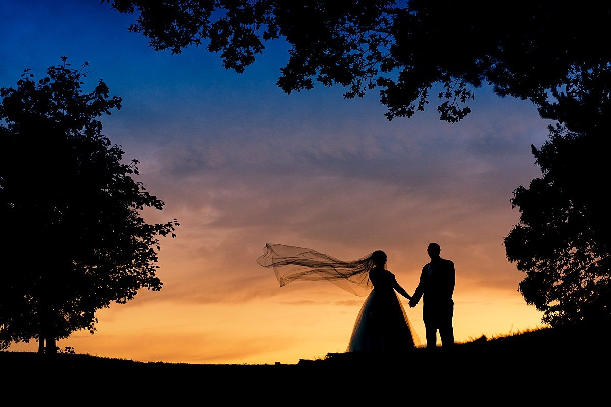 Epic Derby Wedding Photographer sunset