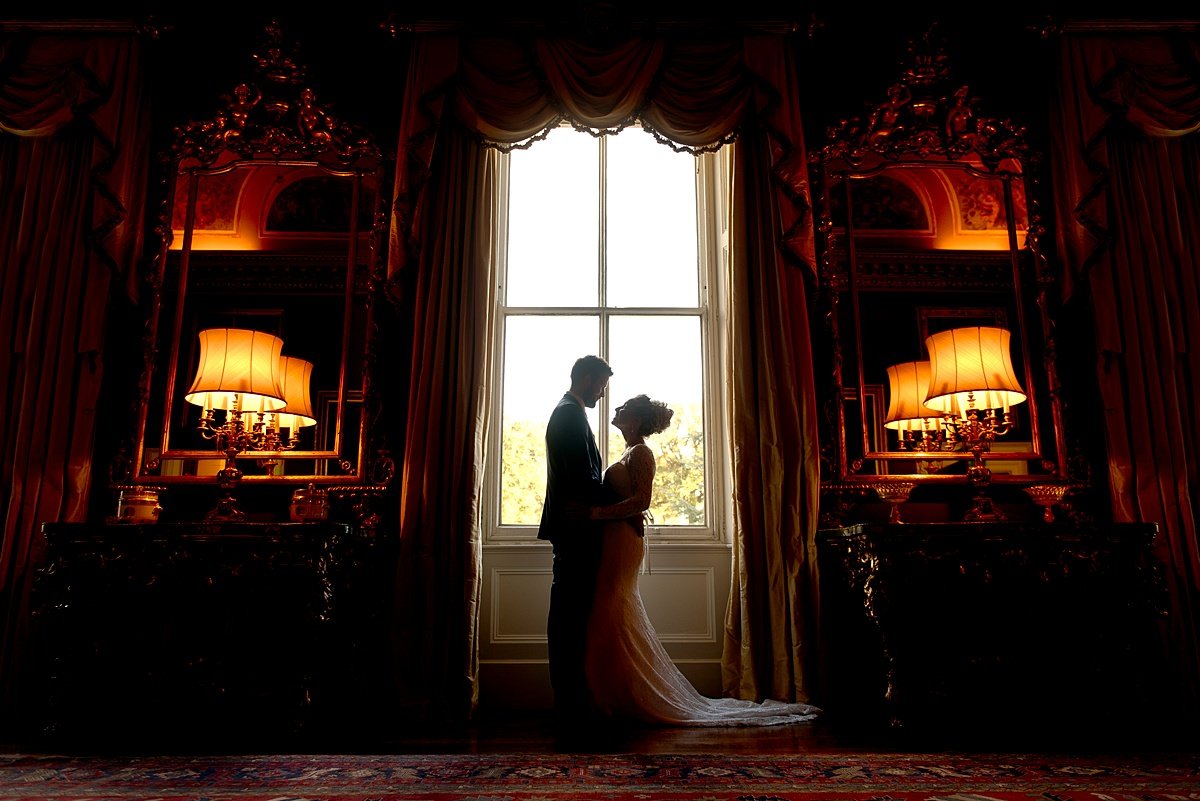 Derby Wedding Photographer silhouette in window