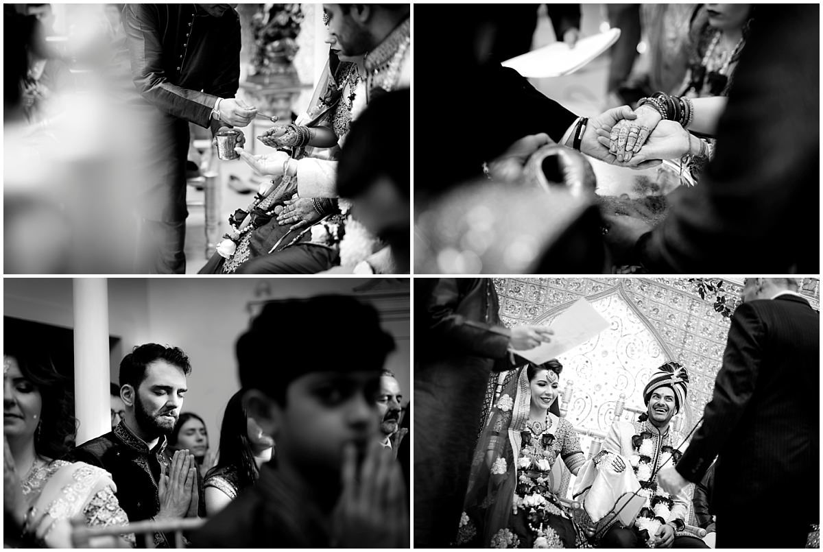 Hindu Wedding ceremony at Stapleford Park detail shots