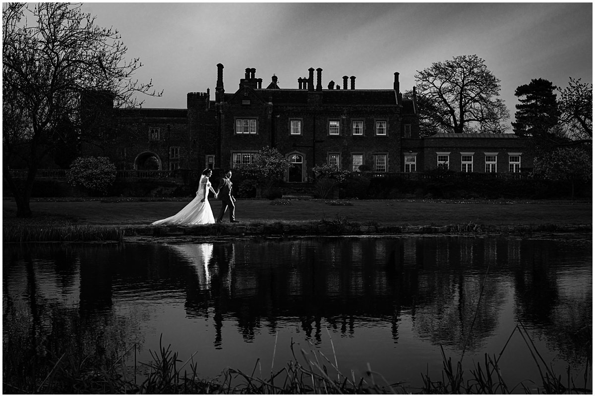 Weddings at Hodsock Priory Lake view 