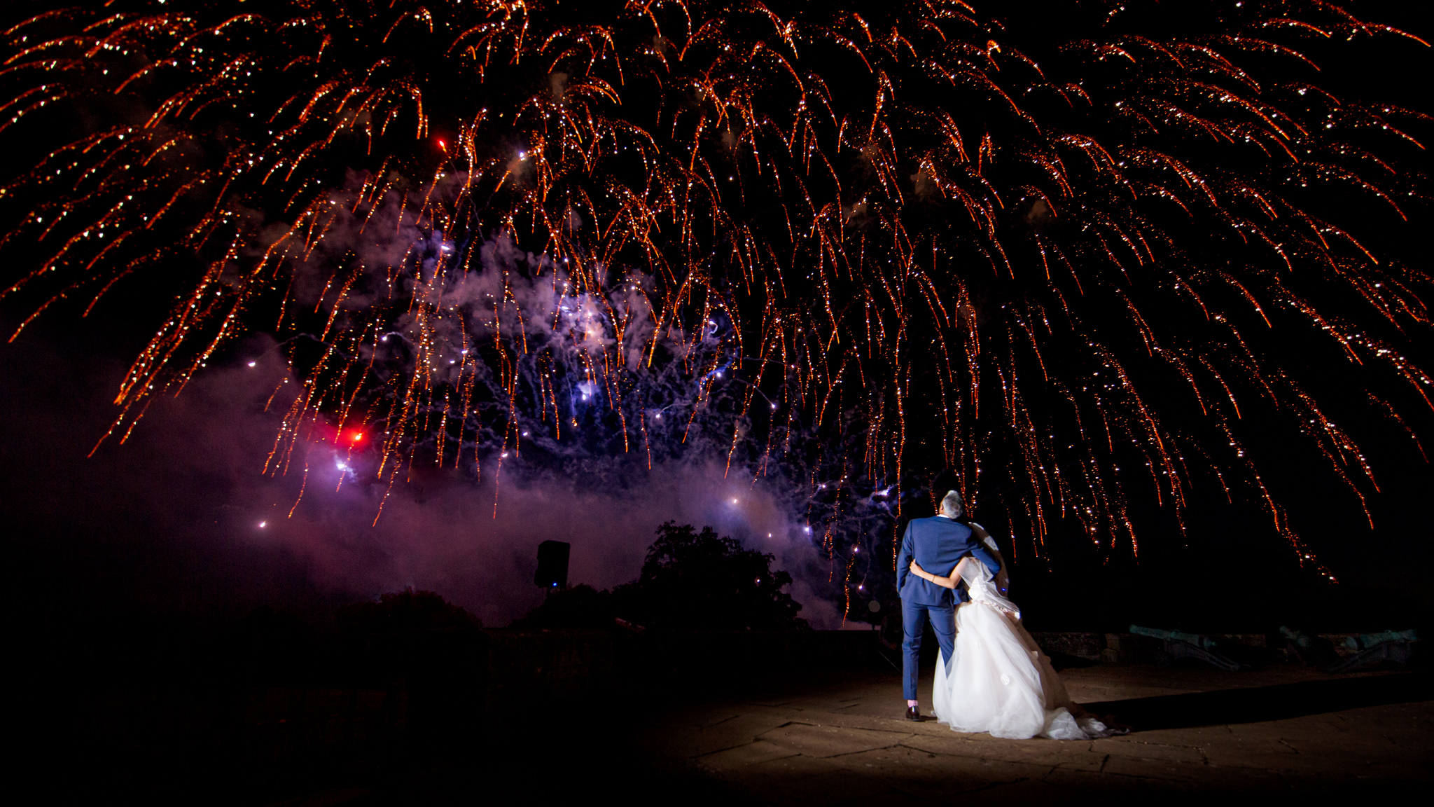 Wedding Photographer Nottingham Fireworks