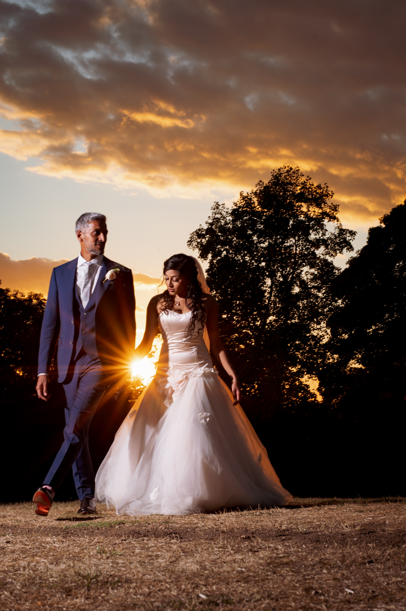 Wedding Photographer Nottingham sunset