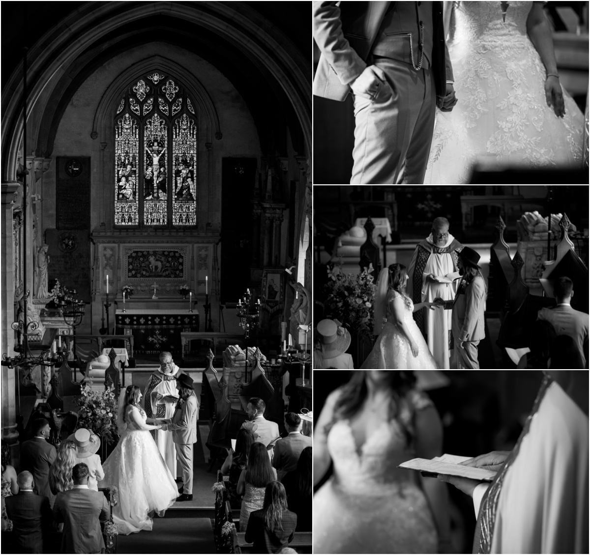 Church ceremony at Prestwold Hall