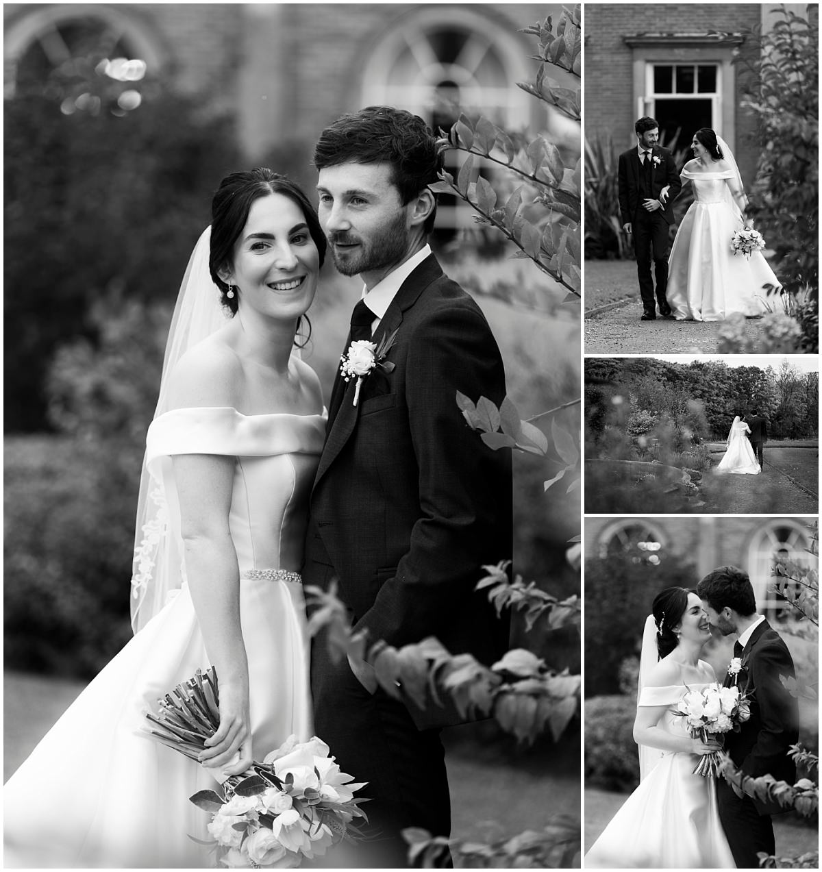 Colwick Hall Wedding bride & groom