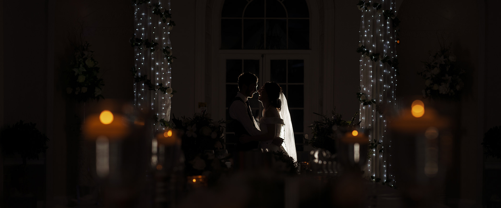 Colwick Hall Wedding silhouette