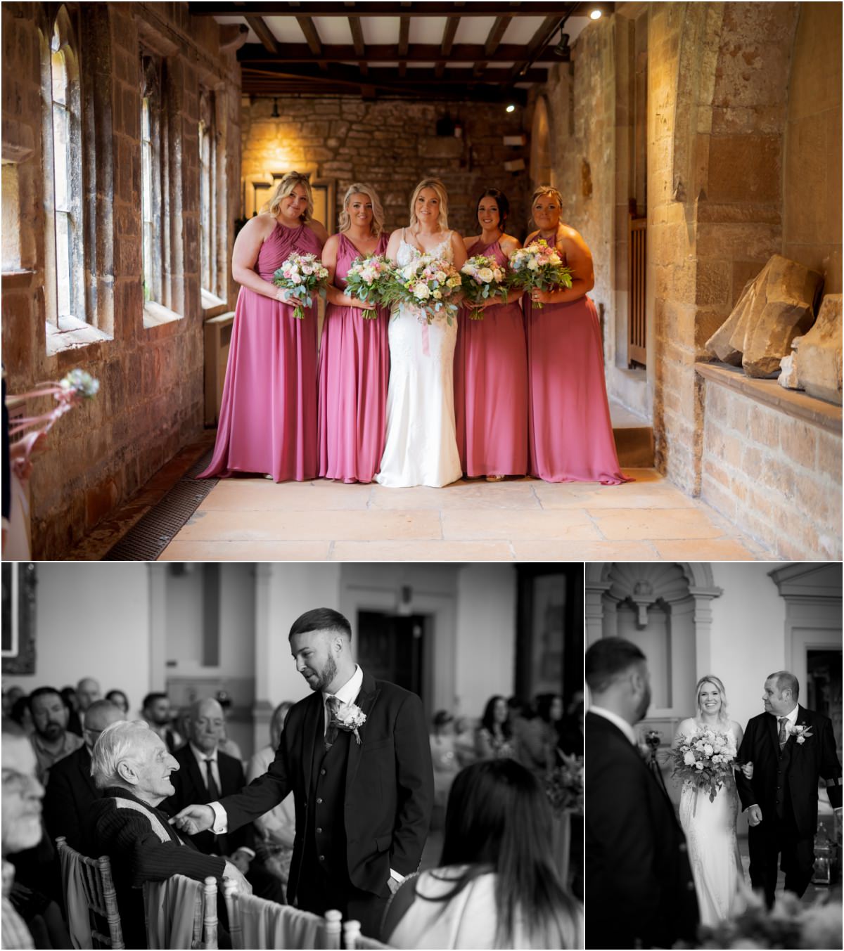 Bridesmaids at Newstead Abbey